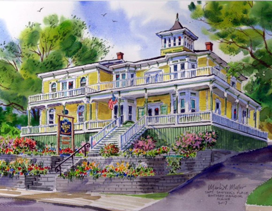 Captain Sawyer'S Bed And Breakfast Boothbay Harbor Exteriör bild